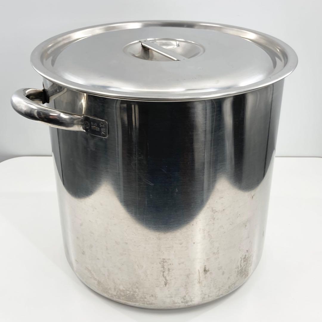 業務用 寸胴鍋 30cm 約20L SUS316 モリブデン 大型鍋