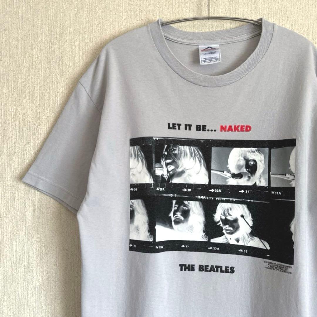 ビートルズ　半袖カットソー　00sビンテージ　レットイットビー　Lサイズ