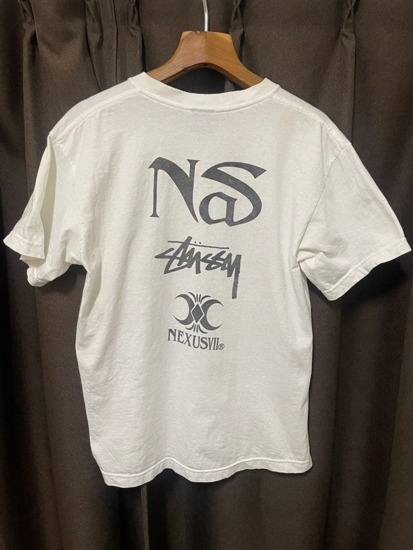 Stussy NAS NEXUS 7 コラボ Tシャツ ホワイト M
