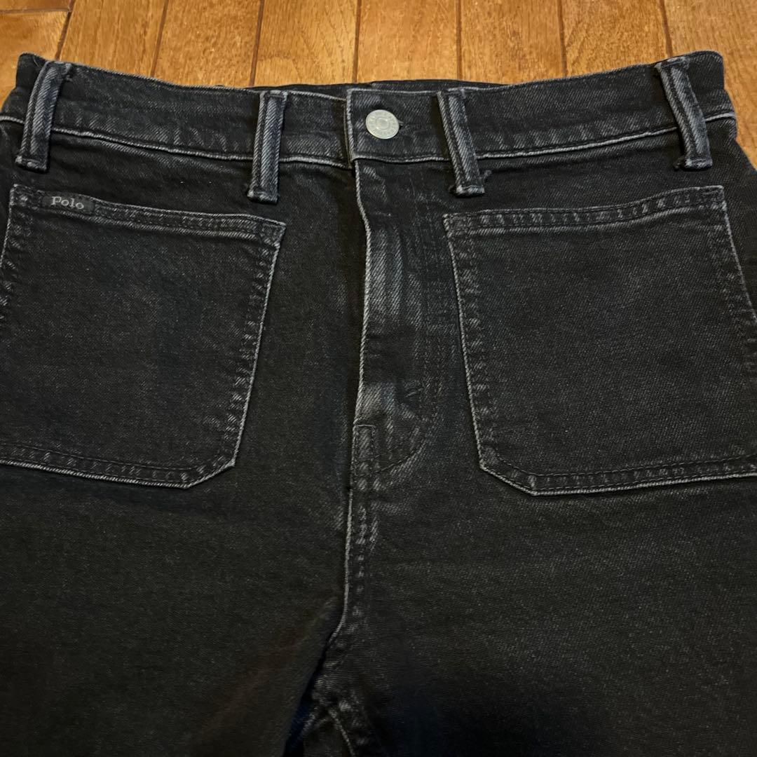 ポロラルフローレン　jenn flare denim フレアジーンズ　ブラック