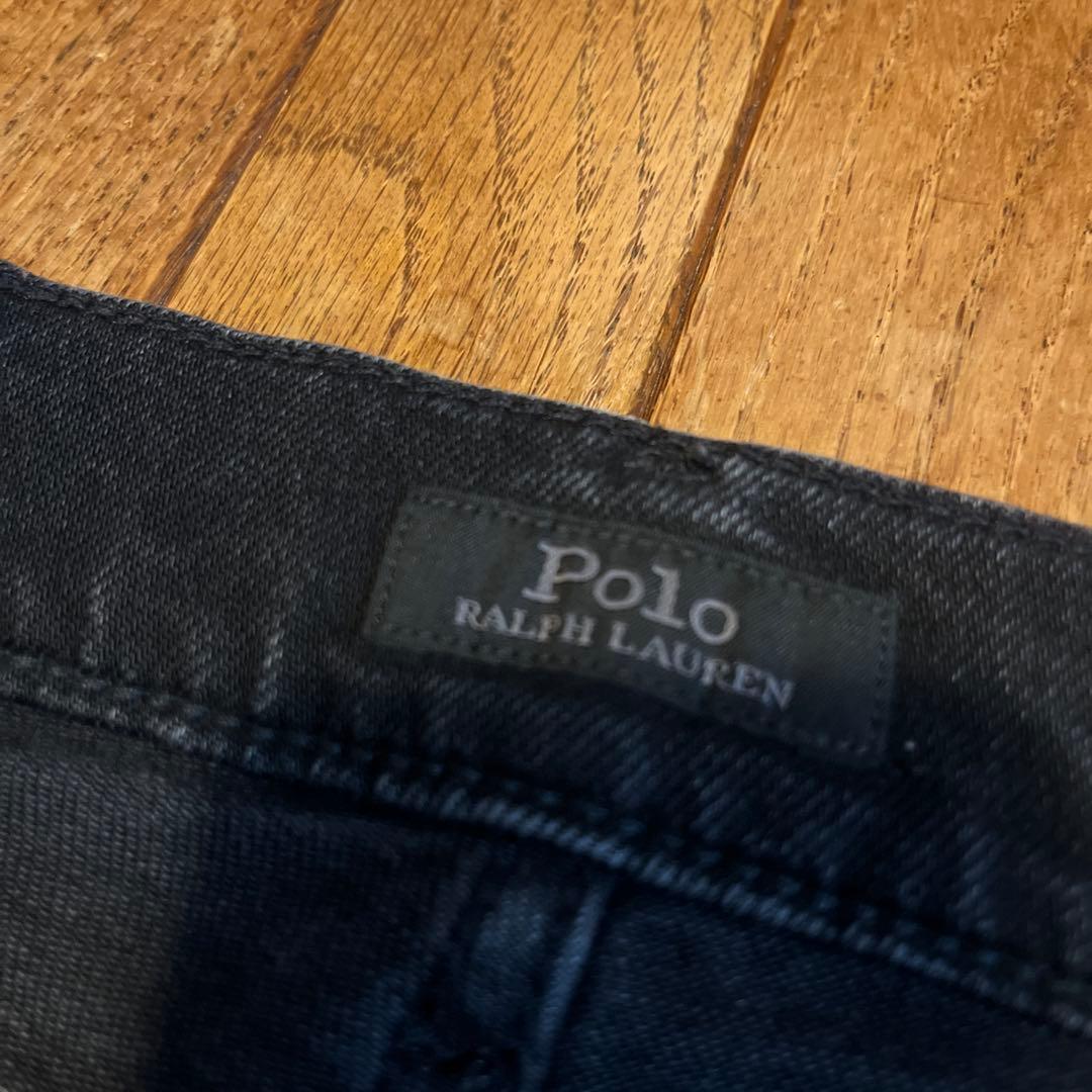 ポロラルフローレン　jenn flare denim フレアジーンズ　ブラック