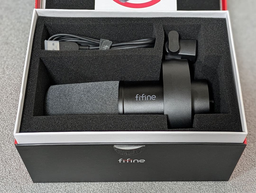 【未使用品】FIFINE K688 ダイナミックポットキャストマイク
