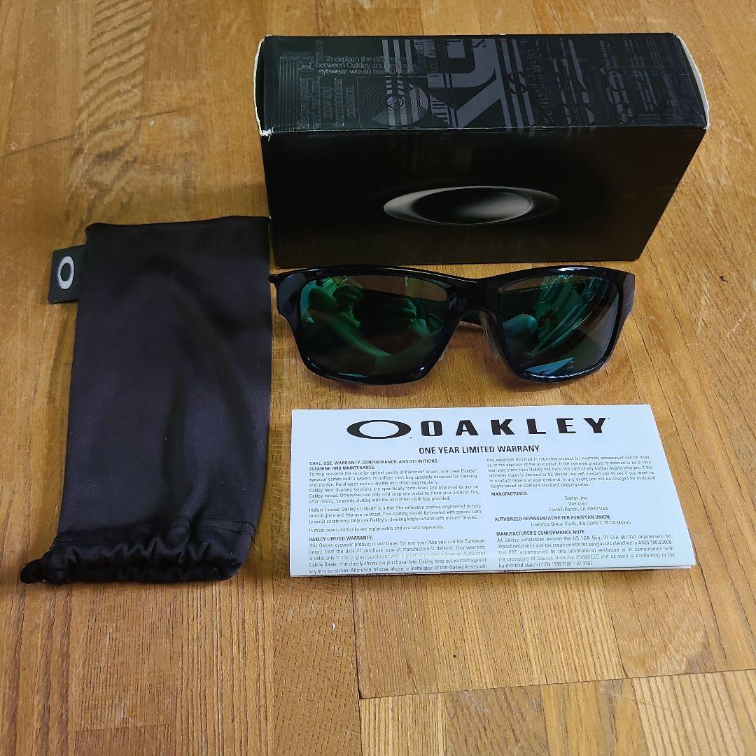 Oakley Jupiter ポリッシュドブラック JADE IRIDIUM