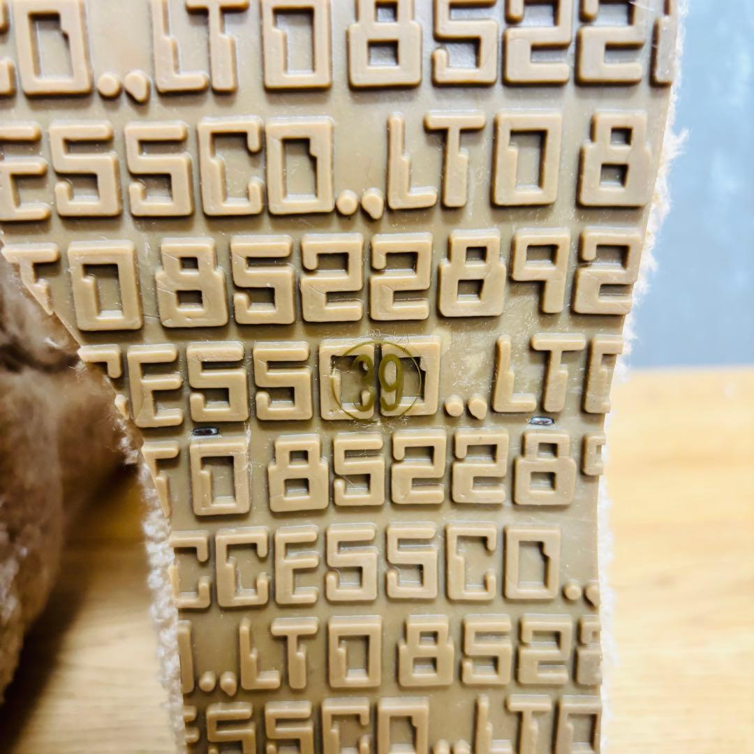 クエスチョンマークQuestion Mark ボア　ロングブーツ　厚底　y2k