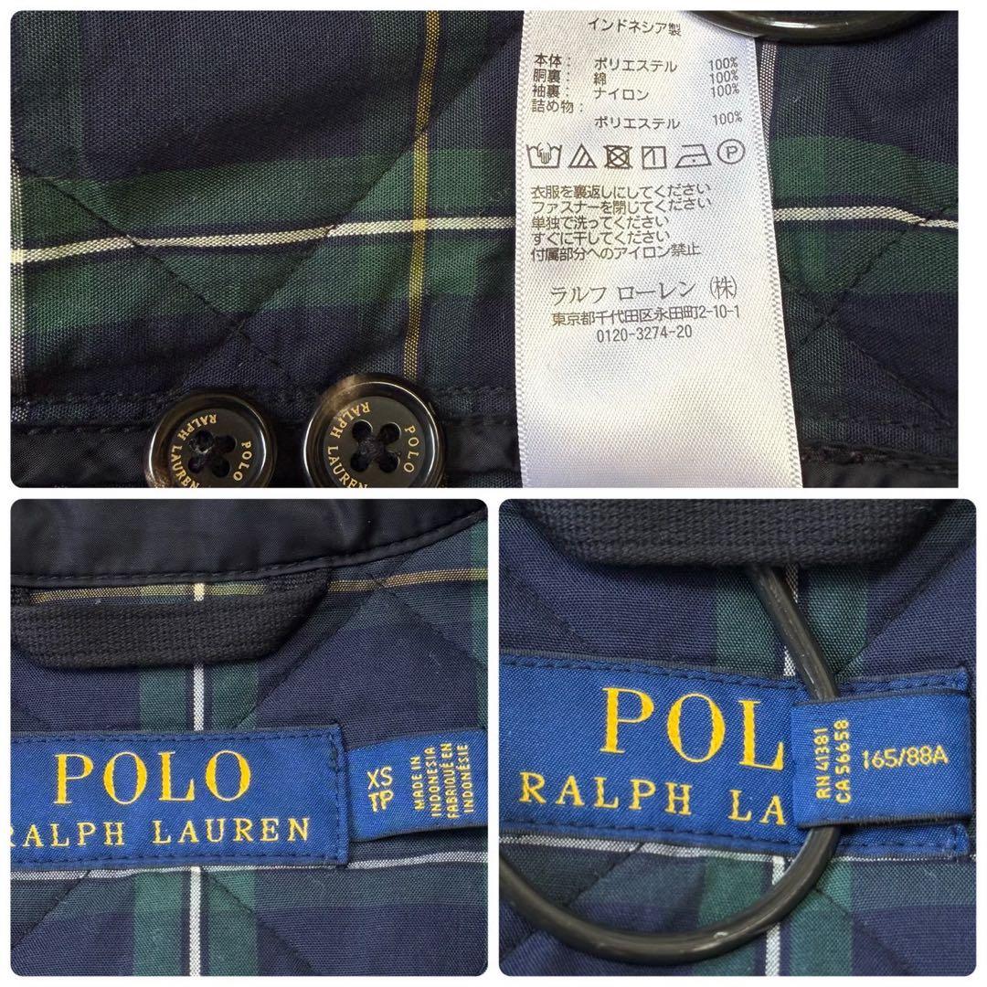 ✨極美品✨ポロラルフローレン スイングトップ キルティング タータンチェック 黒