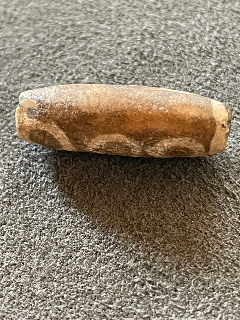 アンティーク六眼天珠　チベット　とんぼ玉　出土品