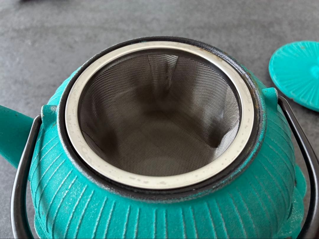 南部鉄器 新品未使用 ターコイズブルー