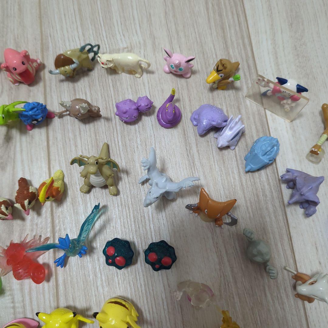 ポケモン　ガチャガチャ　フィギュア　90年代　初代　レトロ　当時物　クリア素材