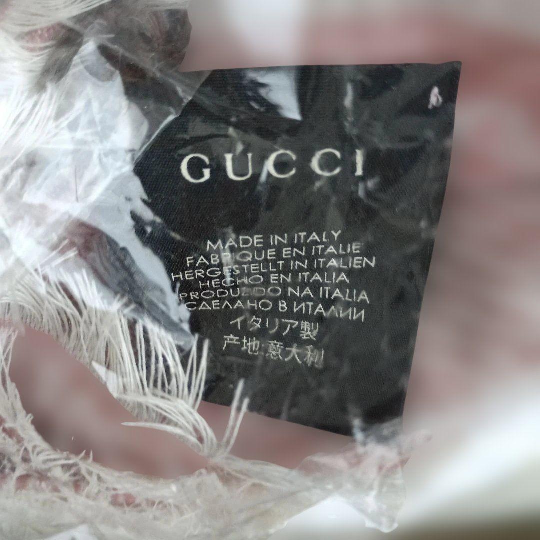 GUCCI グッチ GG柄 大判　マフラー　ストール ピンク