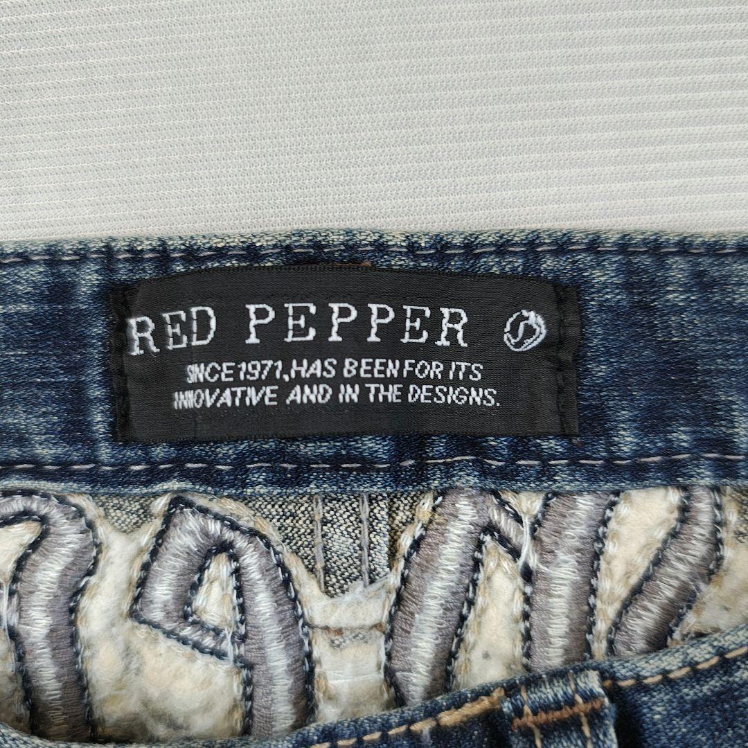 RED PEPPER美品 レッドペッパー ローライズ ストレートデニム 25
