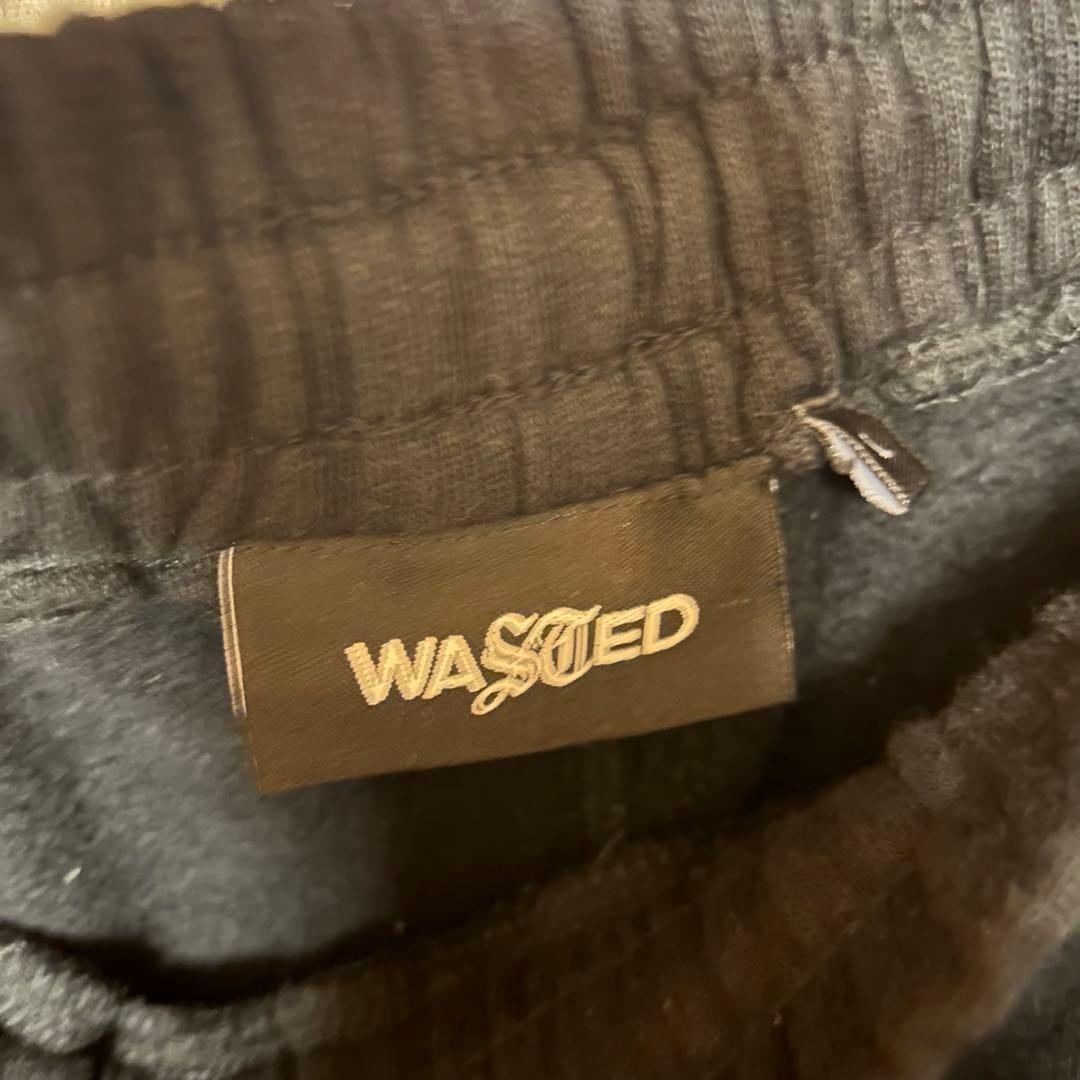 【超希少】wasted paris セットアップ スウェット オオカミ 黒 白