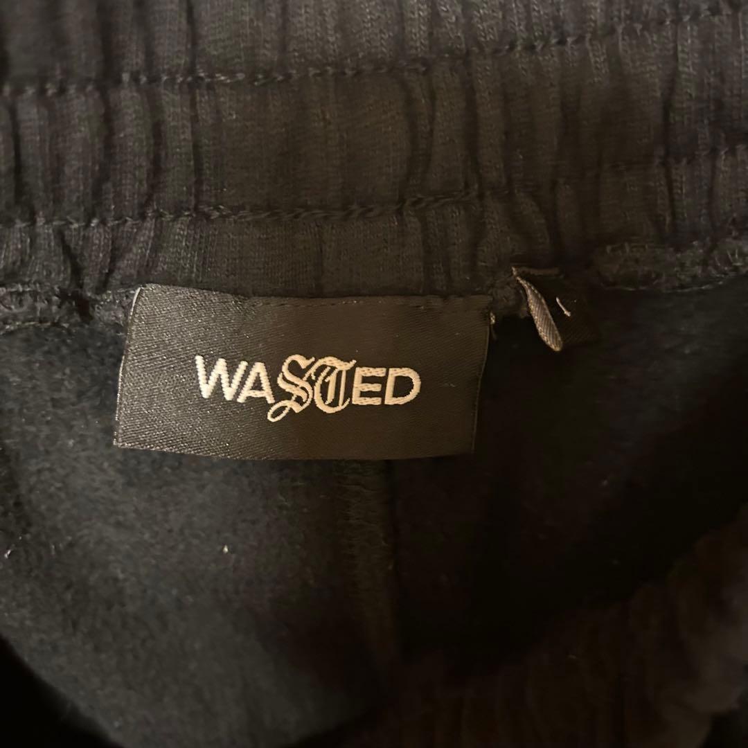【超希少】wasted paris セットアップ スウェット オオカミ 黒 白