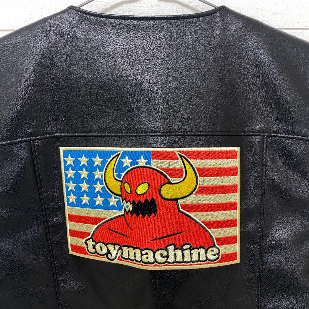 トップス Supreme Toy Machine Faux Leather Vest L