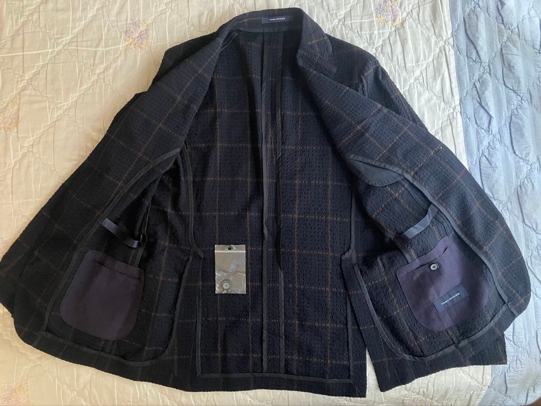 TAGLIATORE ウール ダカール テーラードジャケット ネイビー 46