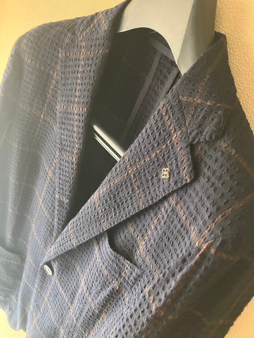 TAGLIATORE ウール ダカール テーラードジャケット ネイビー 46