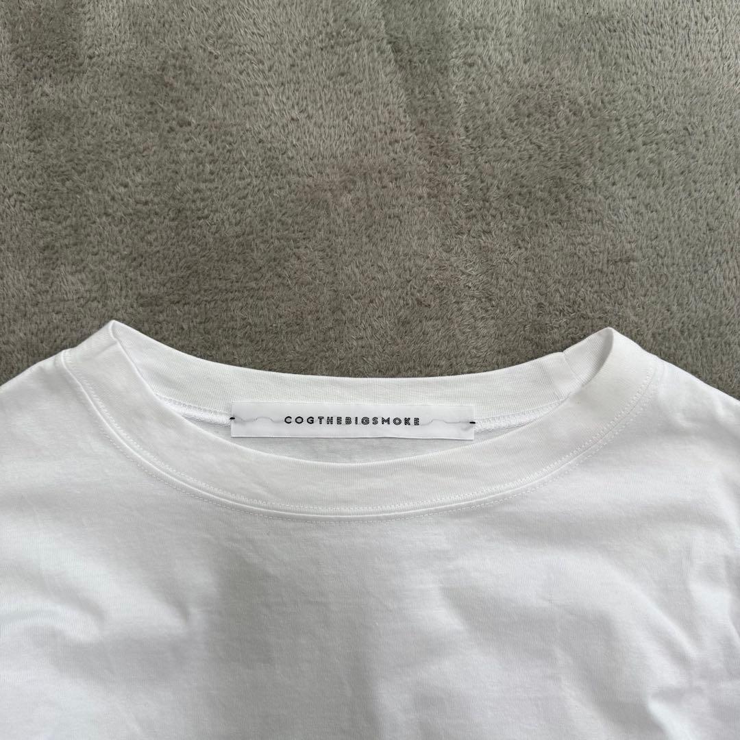Noble別注 コグザビッグスモーク DELTA T-SHIRT 白 ホワイト