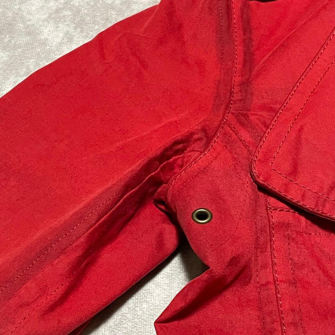 ルイヴィトン　LOUIS VUITTON　トレンチコート　モノグラム　赤　38