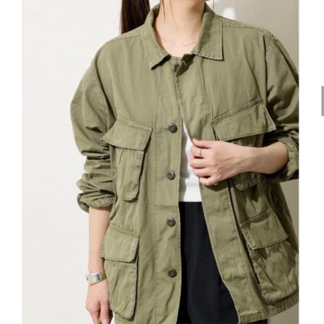 美品 JOURNAL STANDARD ミリタリージャケット カーキ