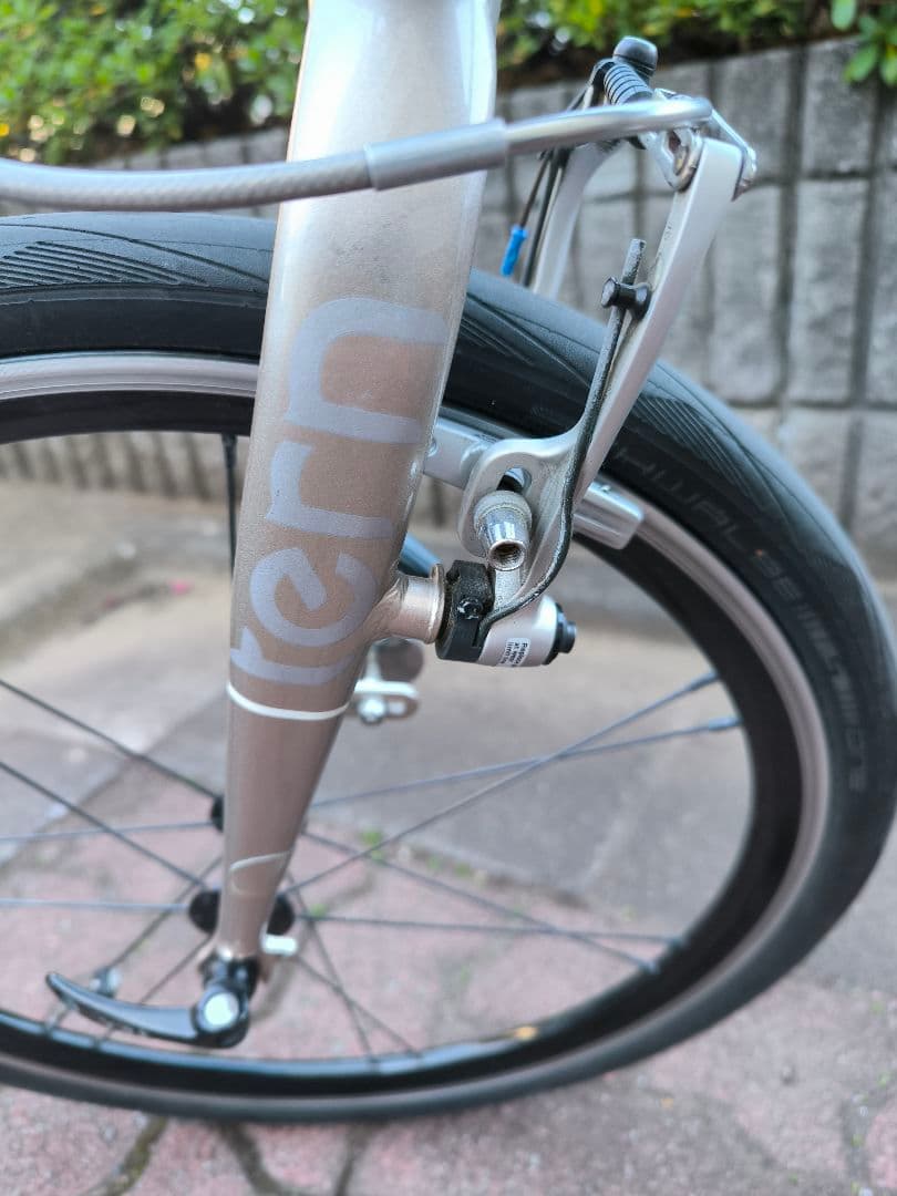 tern verge n8 シャンパンゴールド 改造有