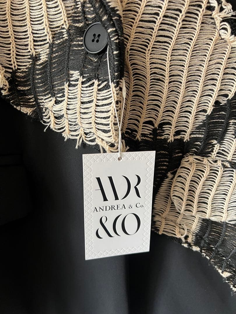 お値下げ中！【新品】ANDREA&Co ダメージアートジャケット