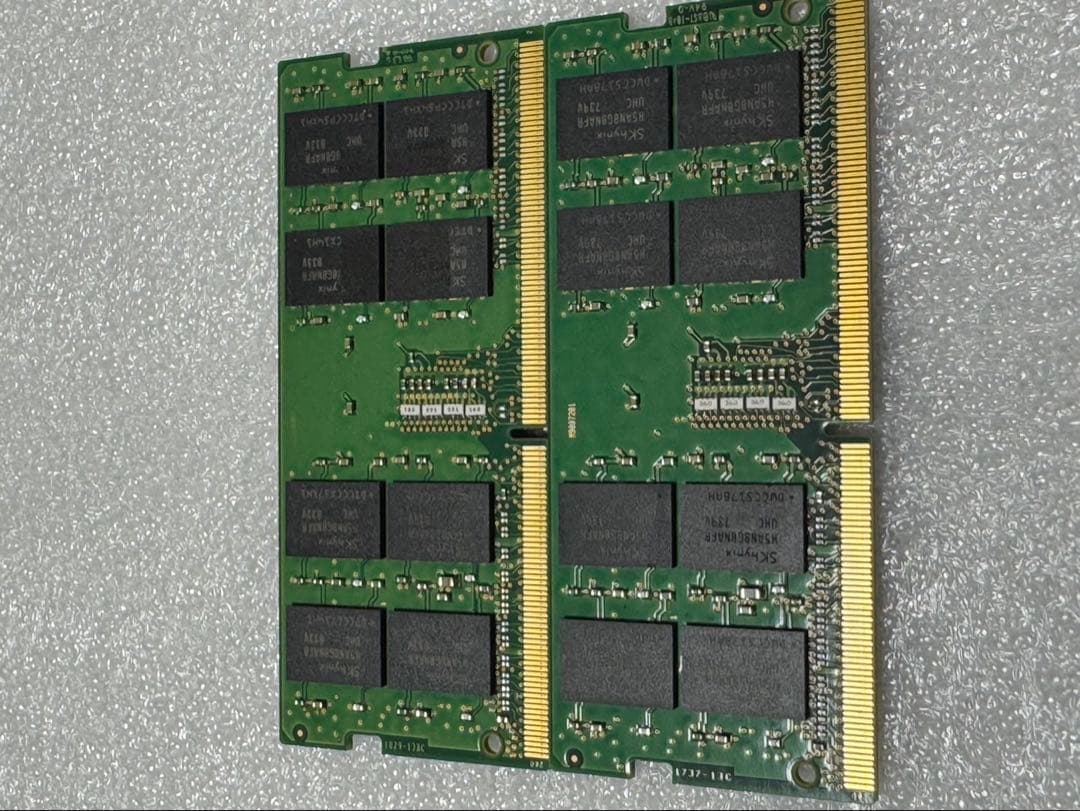 N2 SKhynix 16GB２枚セット　32GB PC4 BIOSチェック✅
