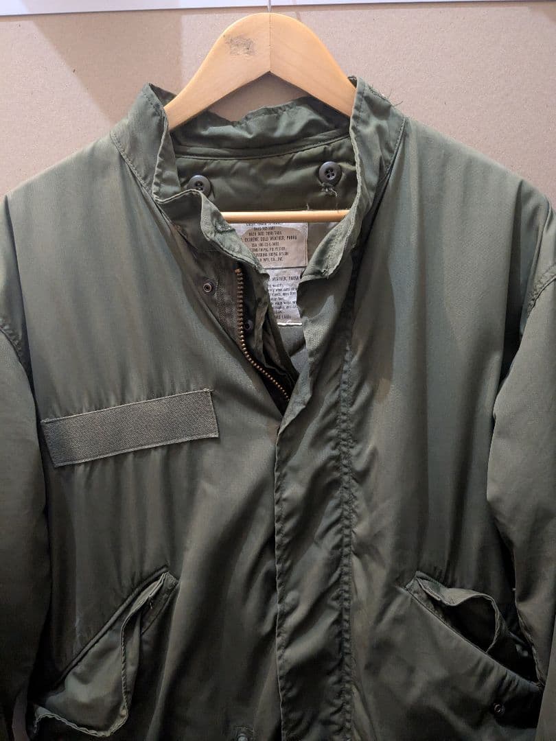 米軍　　M65フィッシュテール　X−SMALL 　コヨーテ　フルセット