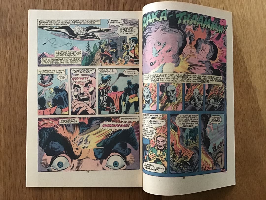 X-men #95 サンダーバードの死❗️アメコミリーフ・ヴィンテージ