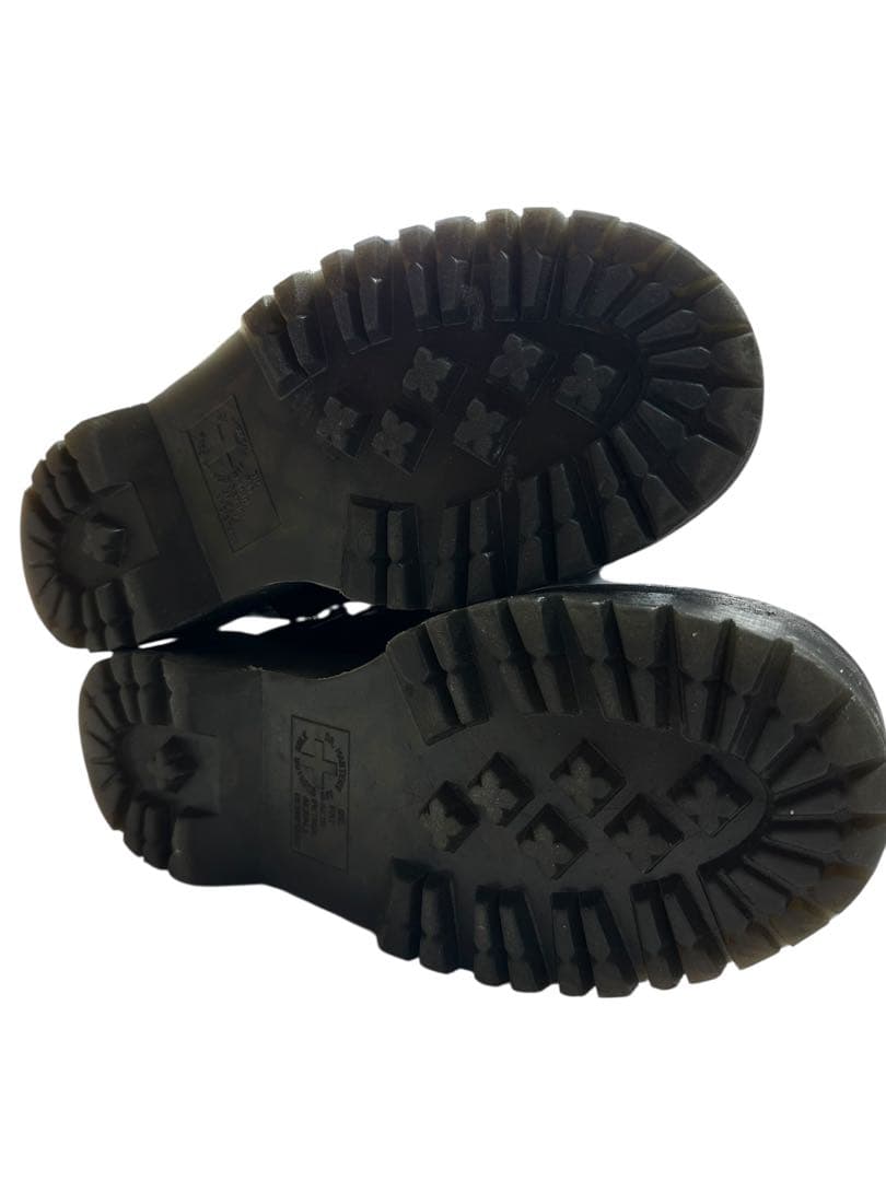 厚底 希少 23.0 ドクタマーチン 20ホールブーツ BLACK