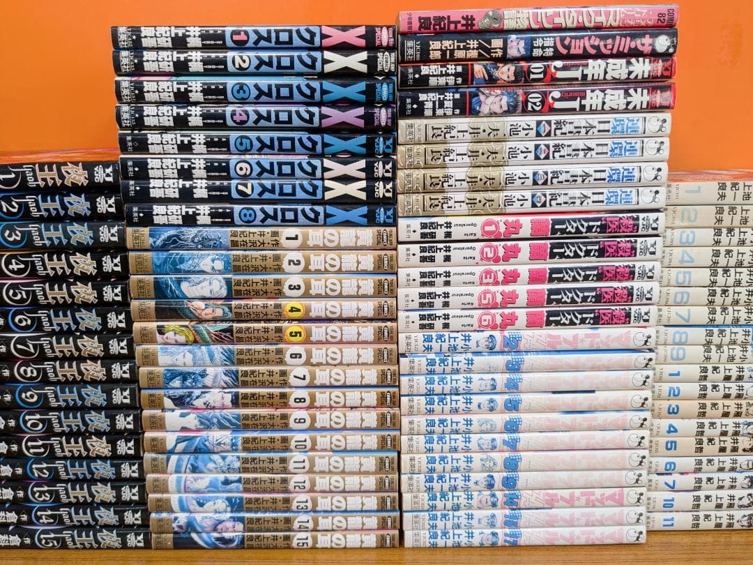 デュエット、連環日本書紀、クロス、黄金の耳、夜王　他　コミックセット　井上紀良