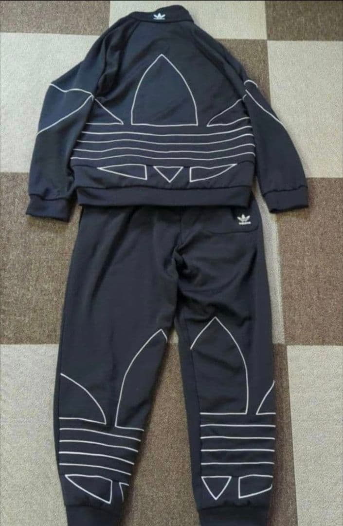【アディダス】希少 adidas トレフォイル ジャージ セットアップ XL