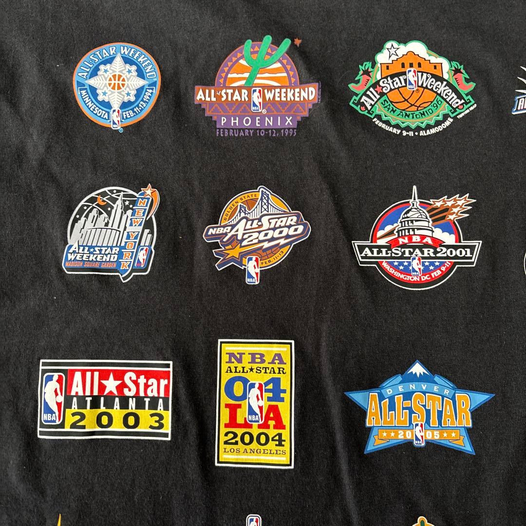 希少Mitchell & Ness NBA オールスター 歴代ロゴ Tシャツ L