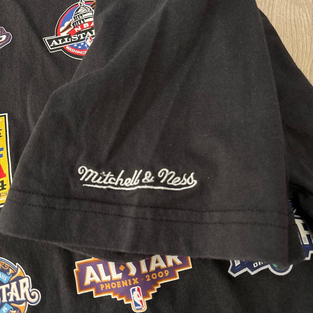 希少Mitchell & Ness NBA オールスター 歴代ロゴ Tシャツ L