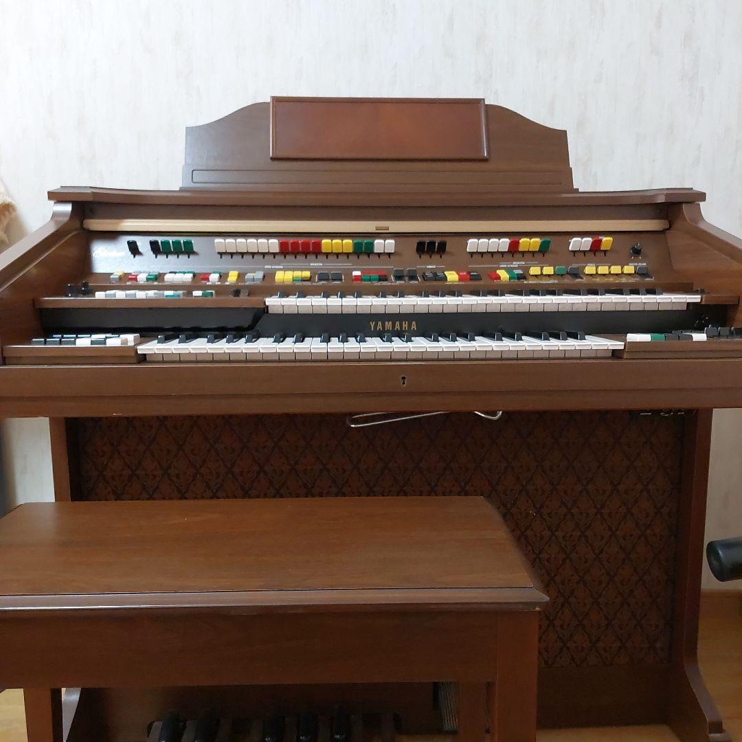 ヤマハ　エレクトーン　D700　ブラウン キーボード