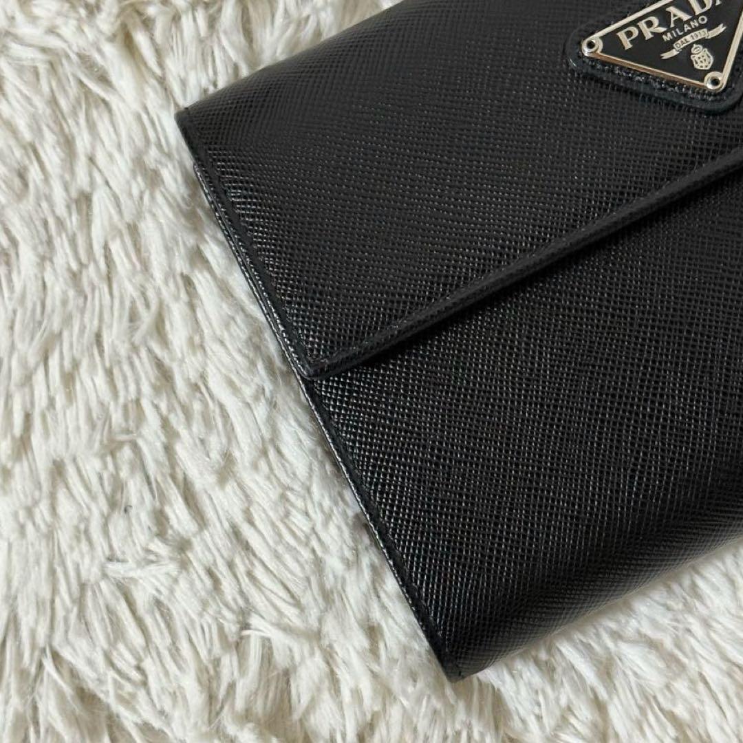 新品未使用✨　PRADA　サフィアーノトライアングル　三つ折り財布 M510A