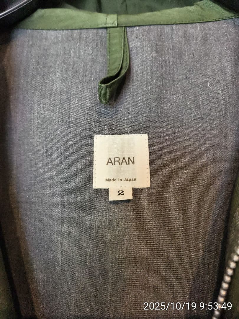 ARAN アラン　モッズコート　ロクヨンクロス　サイズ2