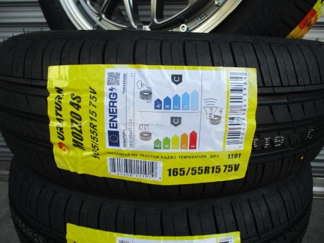 送料込み☆新品・TAW+165/55R15☆軽自動車　ワゴンR　タント