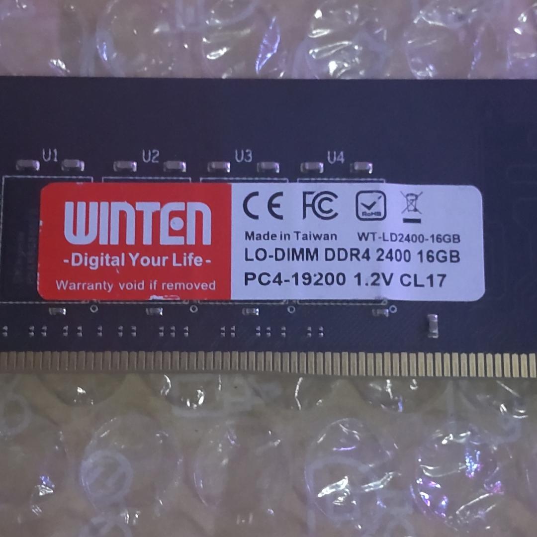 WINTEN デスクトップ用 DDR4メモリ 16GB×2枚=計32GB