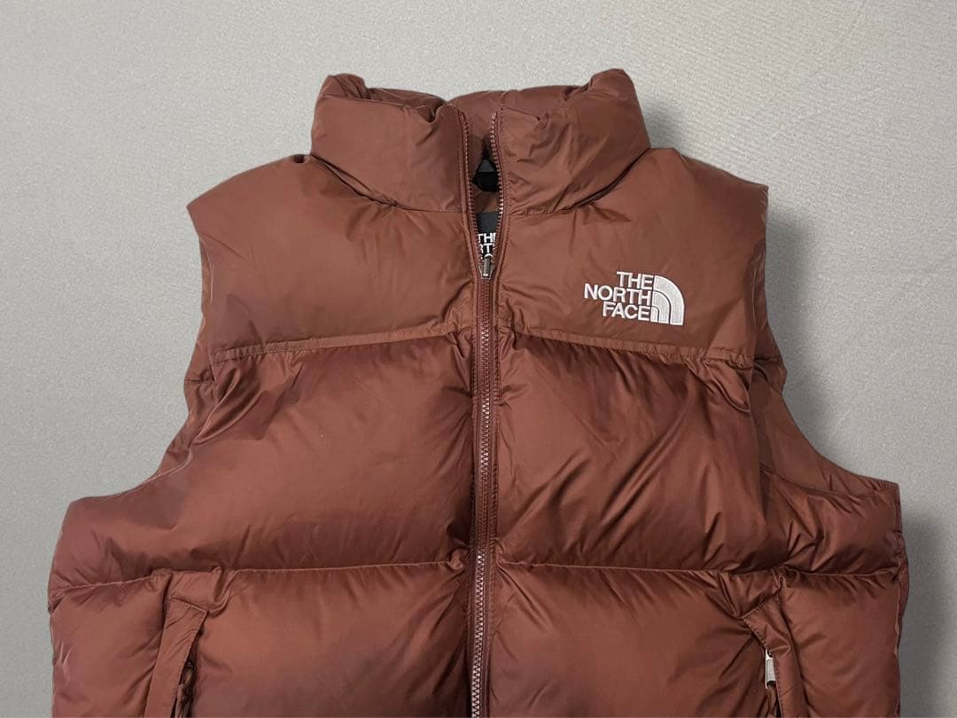 美品US企画【THE NORTH FACE】ヌプシダウンベス700 ブラウンXL