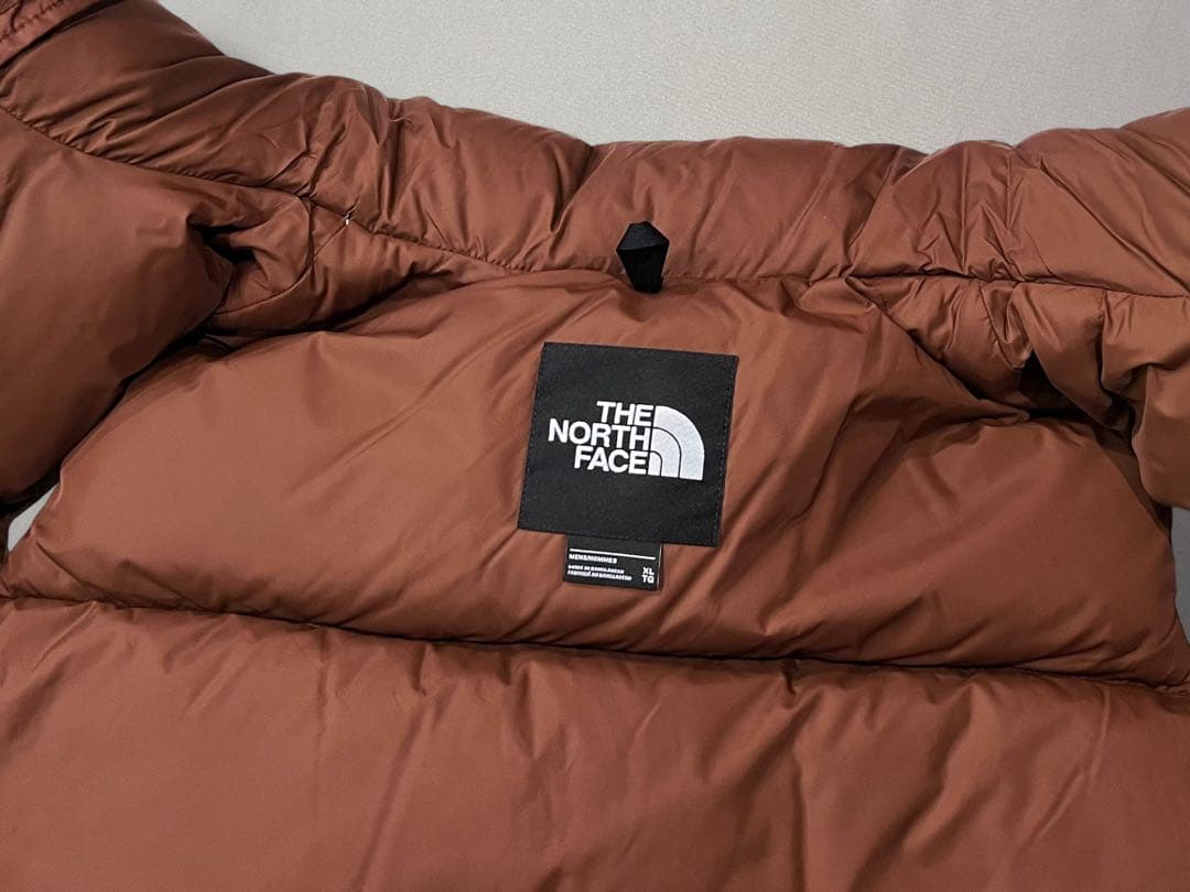 美品US企画【THE NORTH FACE】ヌプシダウンベス700 ブラウンXL