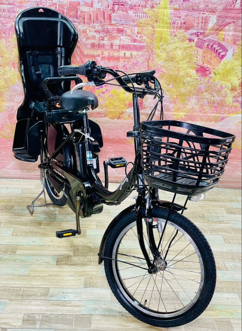 ZK3769 haha 電動自転車 ヤマハ パスバビー 子供乗せ20インチ
