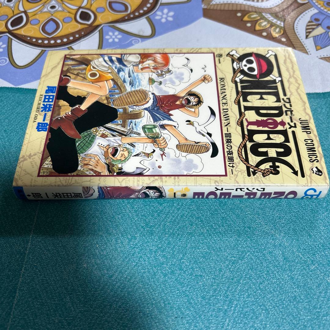希少 ワンピース 第1巻 初版本 コミックニュース付き ●中古品