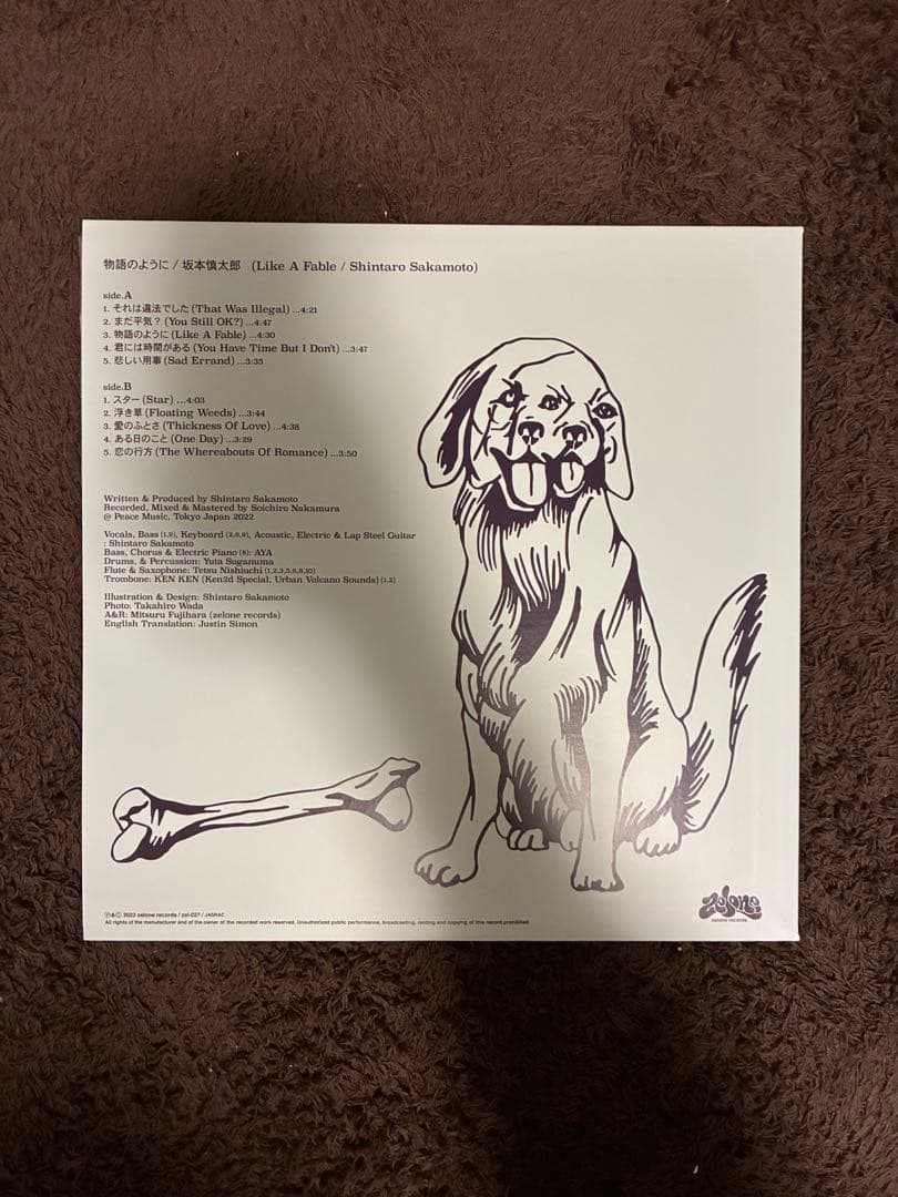 LIKE A FABLE Shintaro Sakamoto レコード