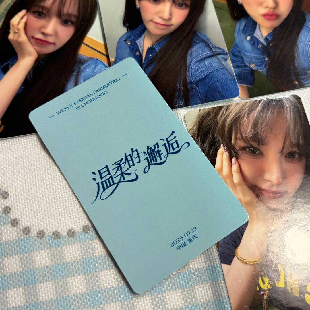 Red Velvet ウェンディ 中華 重慶 FM 特典トレカ 5枚セット