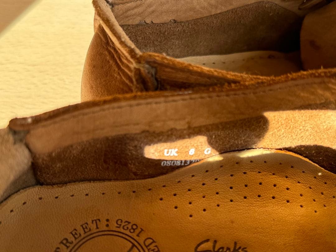 Clarks ORIGINAL ブラウン レザー モカシン