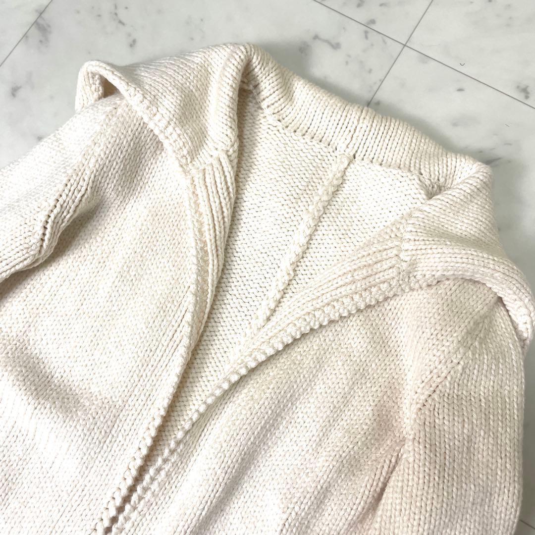 専用【美品】フォクシー ロングカーディガン エンジェルヘアコットン アイボリー