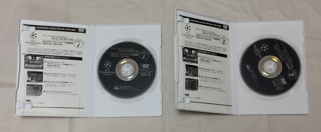 UEFAチャンピオンズリーグ DVD 18本まとめ売り