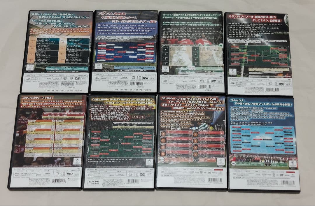 UEFAチャンピオンズリーグ DVD 18本まとめ売り