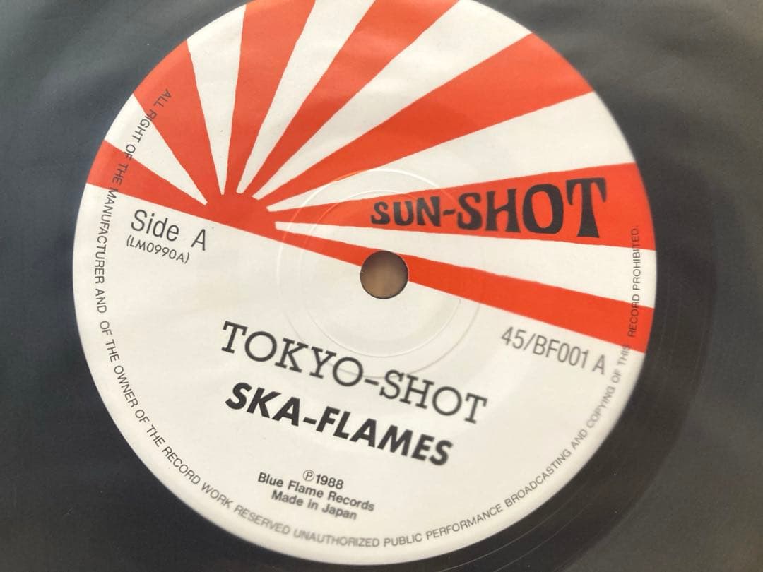 EP THE SKA FLAMES /TOKYO SHOT/BF 001/スカ