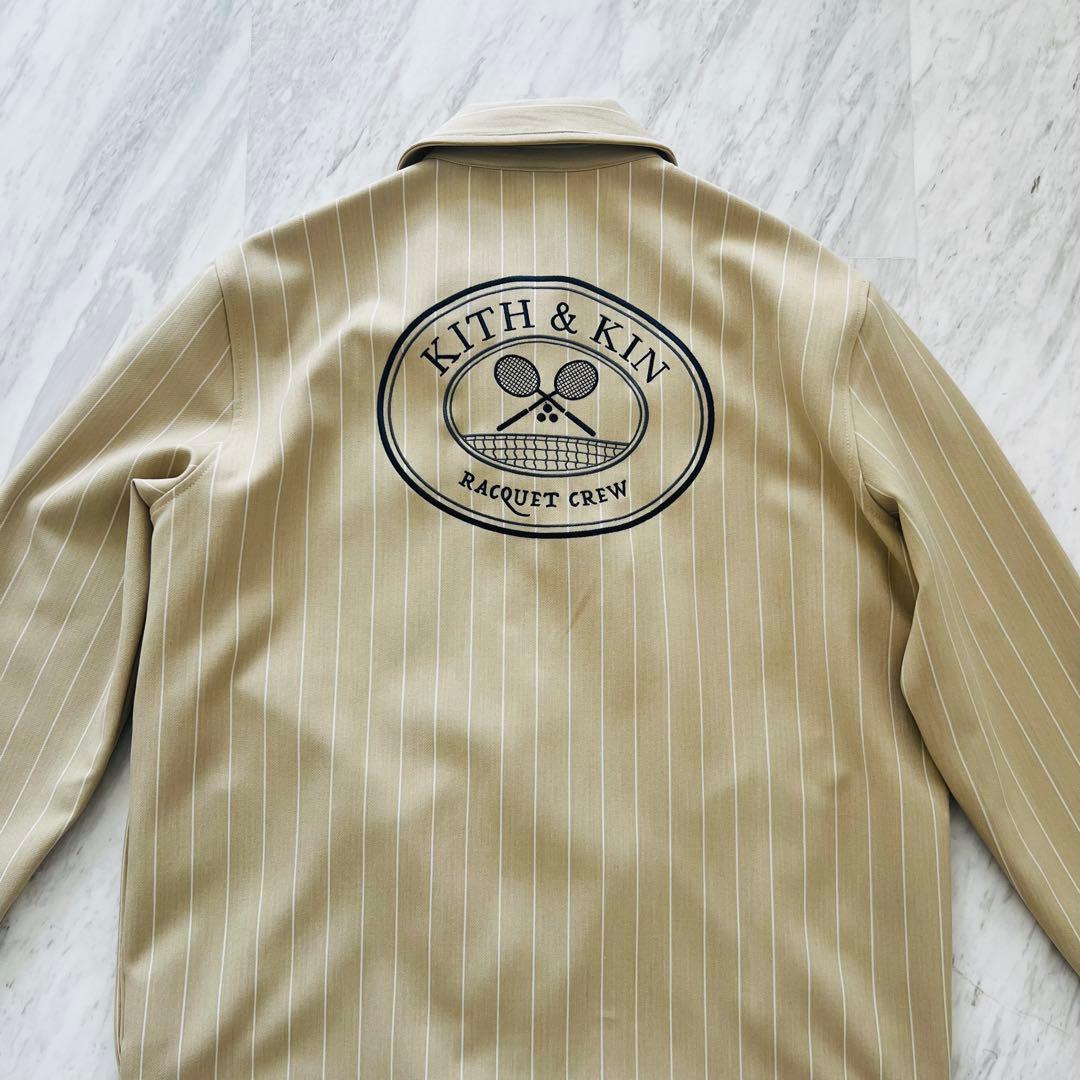 Kith × Wilson コーチジャケット Beige M