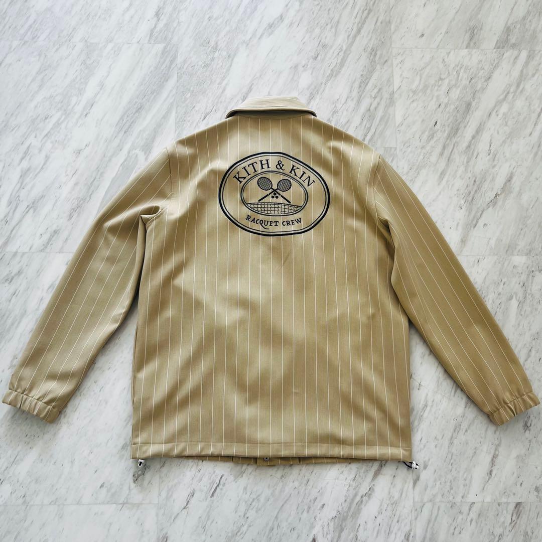 Kith × Wilson コーチジャケット Beige M